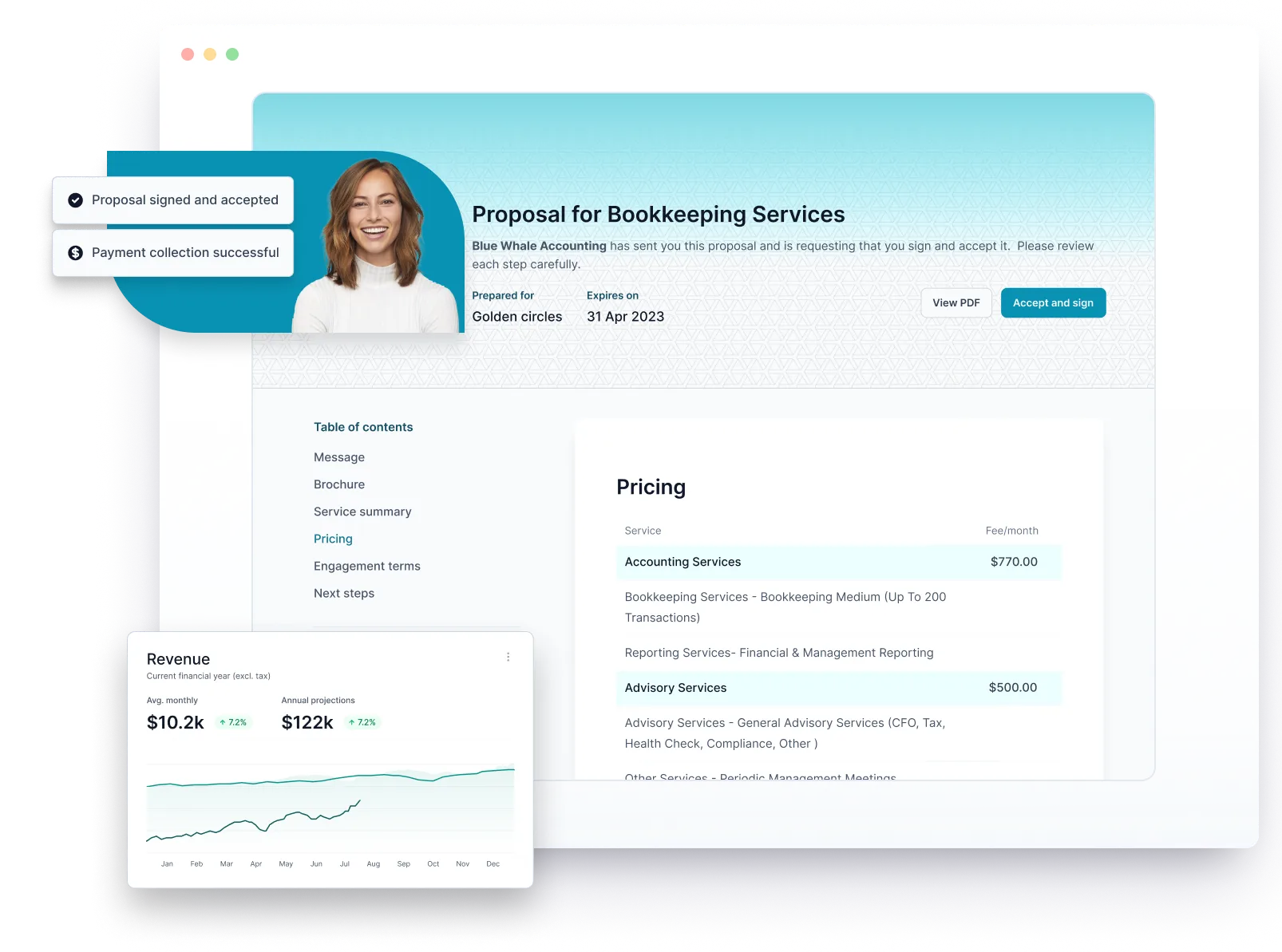 Accounting practice management software cone